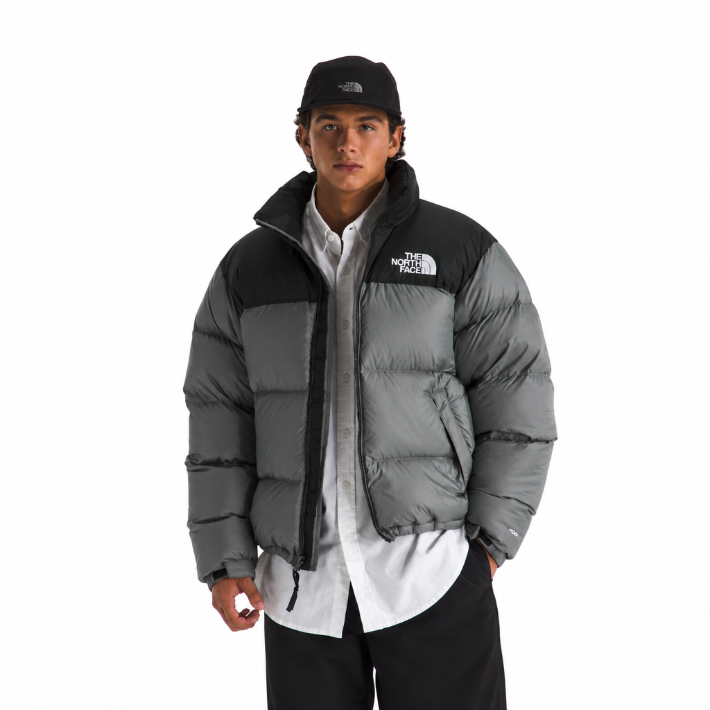 TNF 1996 Retro Nuptse Jacket 'Smoked Pearl/TNF Black'|NF0A3C8D-RPI