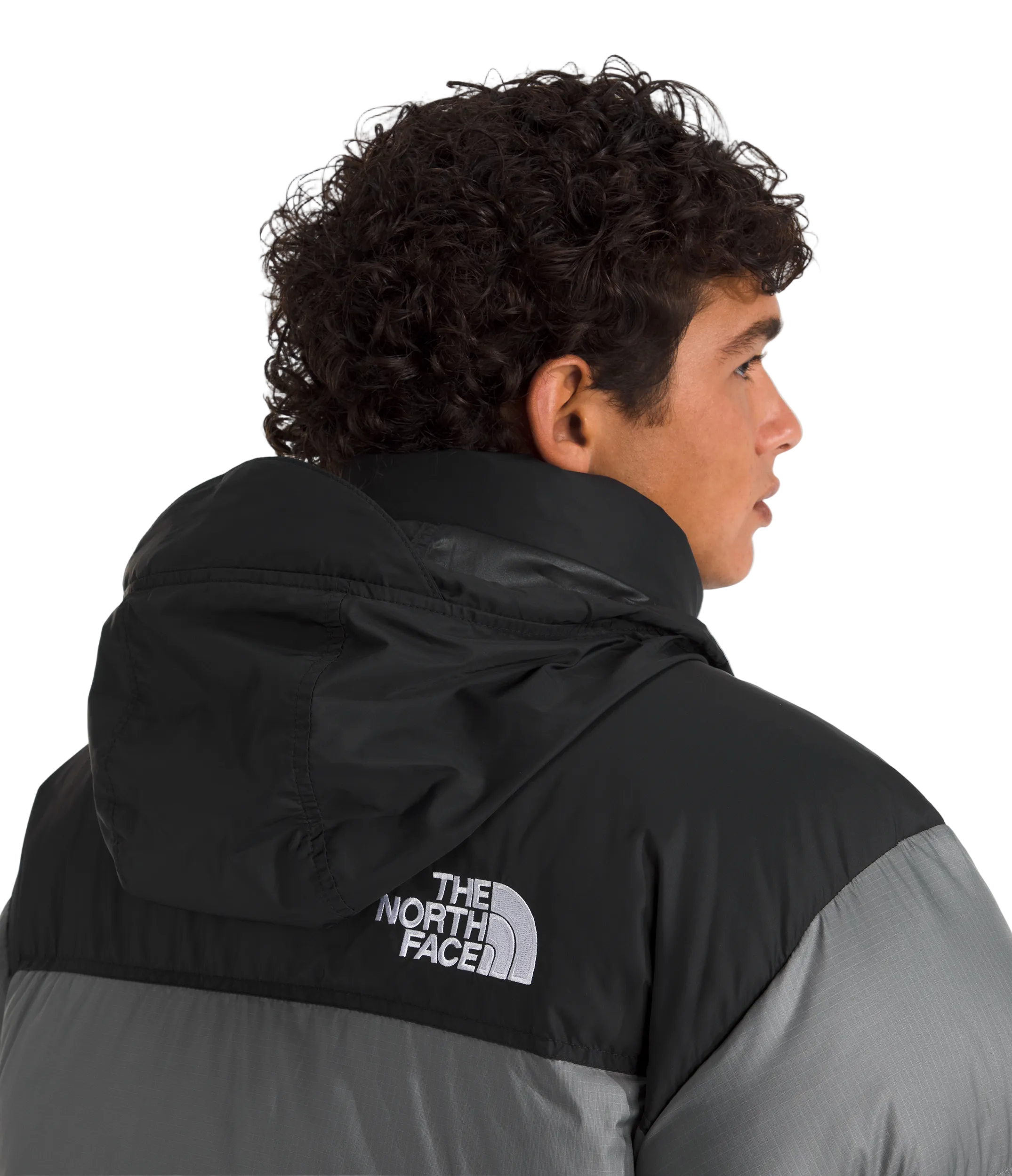 TNF 1996 Retro Nuptse Jacket 'Smoked Pearl/TNF Black'|NF0A3C8D-RPI