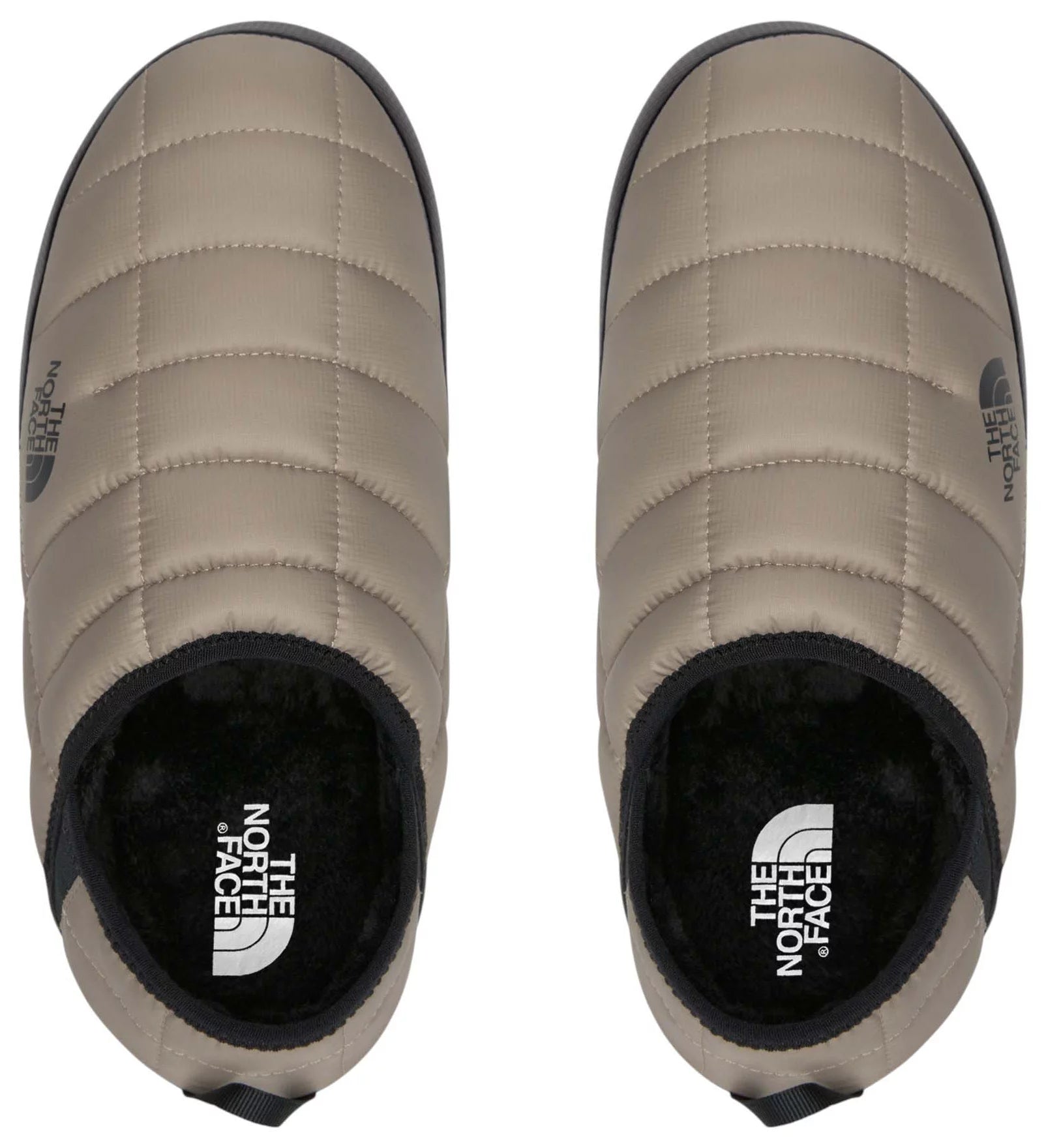 The North Face ThermoBall Traction Mule Leather Mushroom Grey Mens 9/Womens 11 The North Face Thermoball Traction Leather Mules - Unisex  main image 2