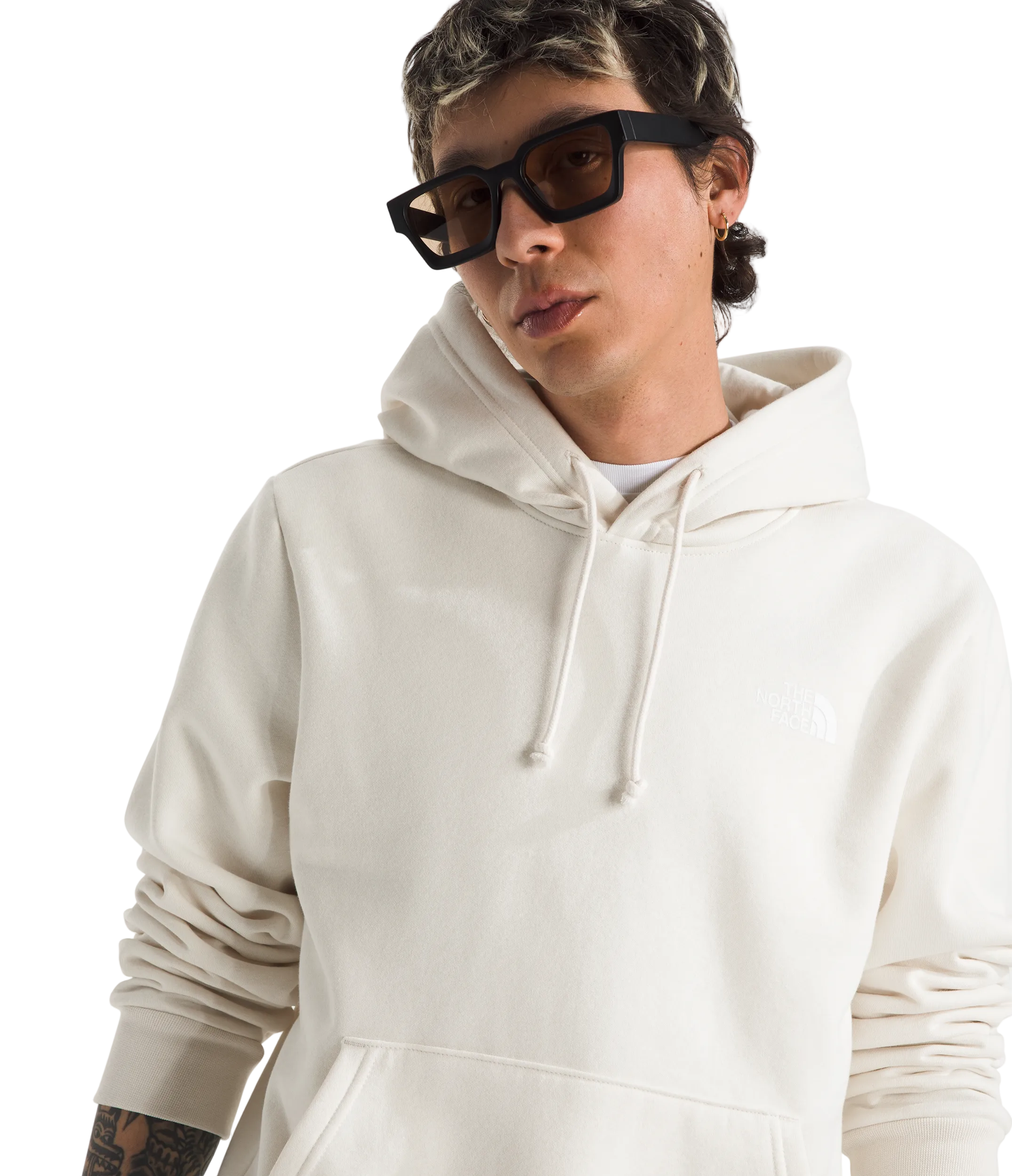 TNF Evolution Box NSE Regular Hoodie 'White Dune'|NF0A8CWP-QLI|TF