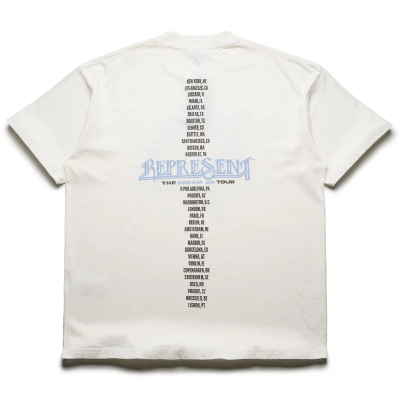 Represent Golden Tour Tee 'Flat White'|MLM100823-FWT|TF – Top Fashion