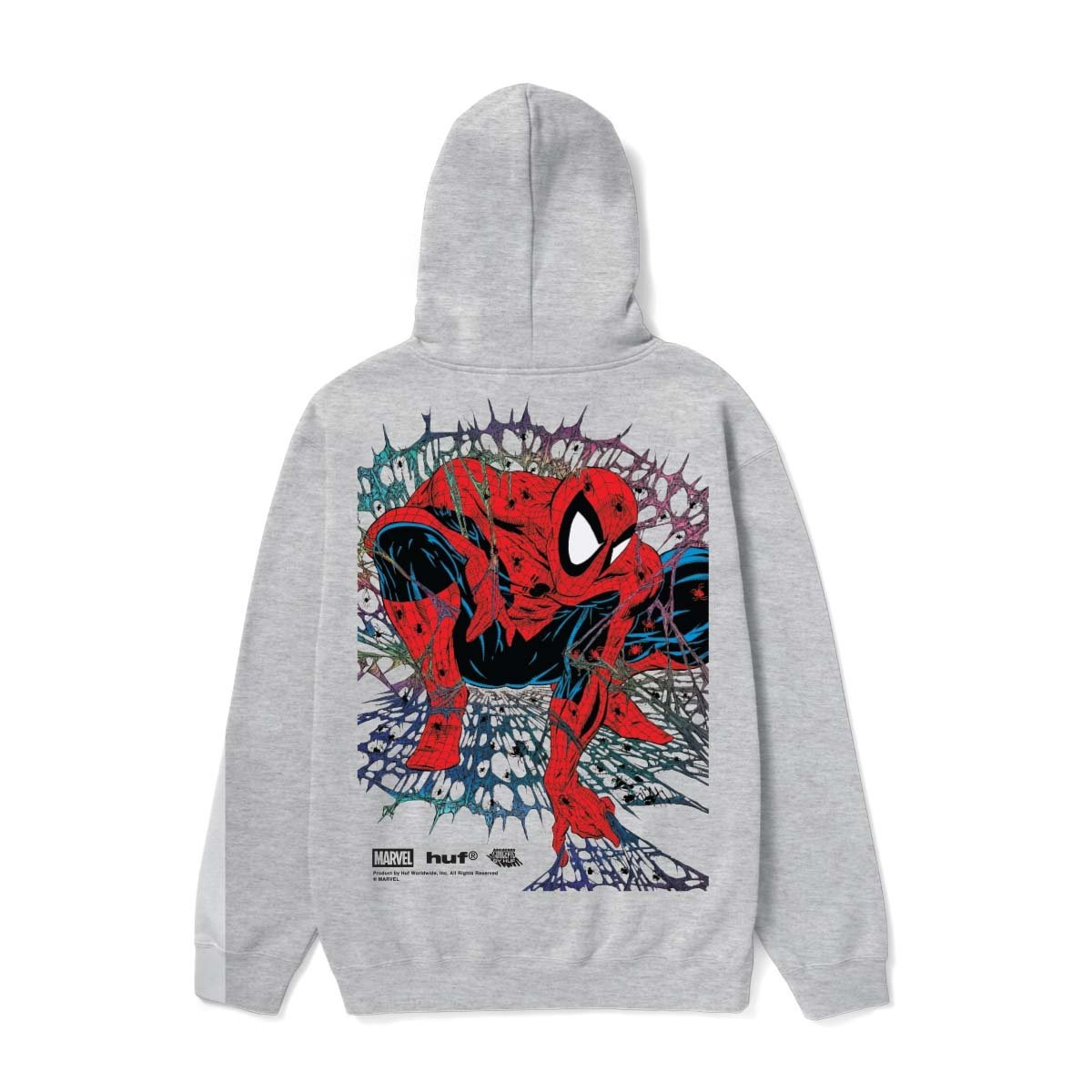 Huf Arachknight Full Zip Hoodie 'Heather GRY|PF00824-HTGRY|Top Fashion