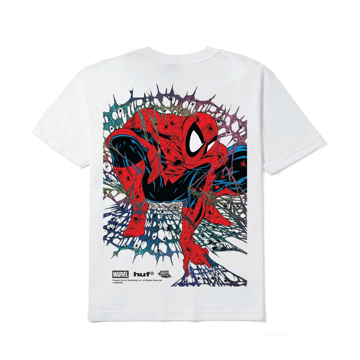 トップス HUF ARACHKNIGHT SS TEE TS02723 WHITE S Huf Arachknight Tee 'White|TS02723-WHITE|Top Fashion