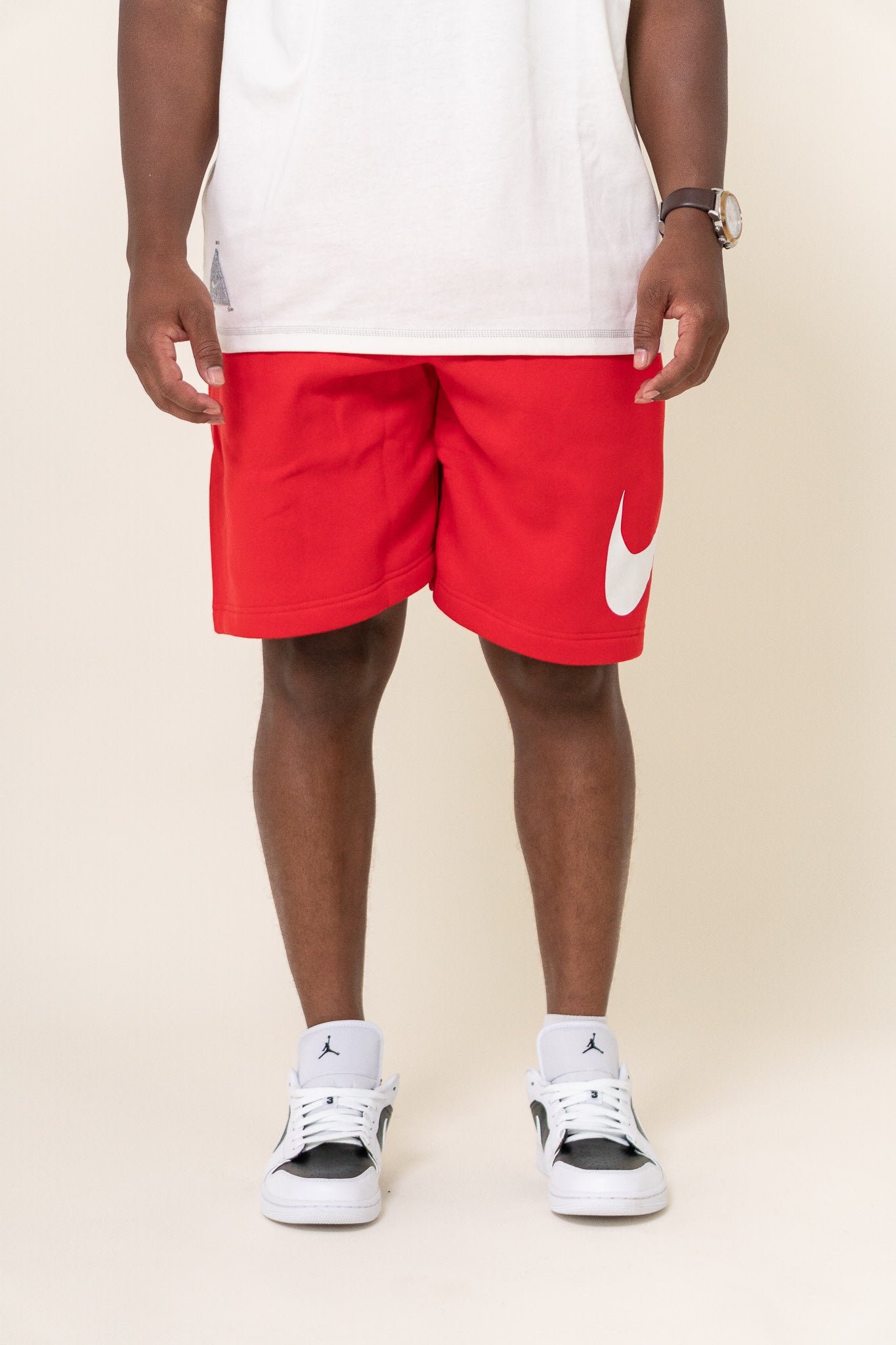Nike Sportswear Club Fleece Short 'University Red/White|BV2721-658