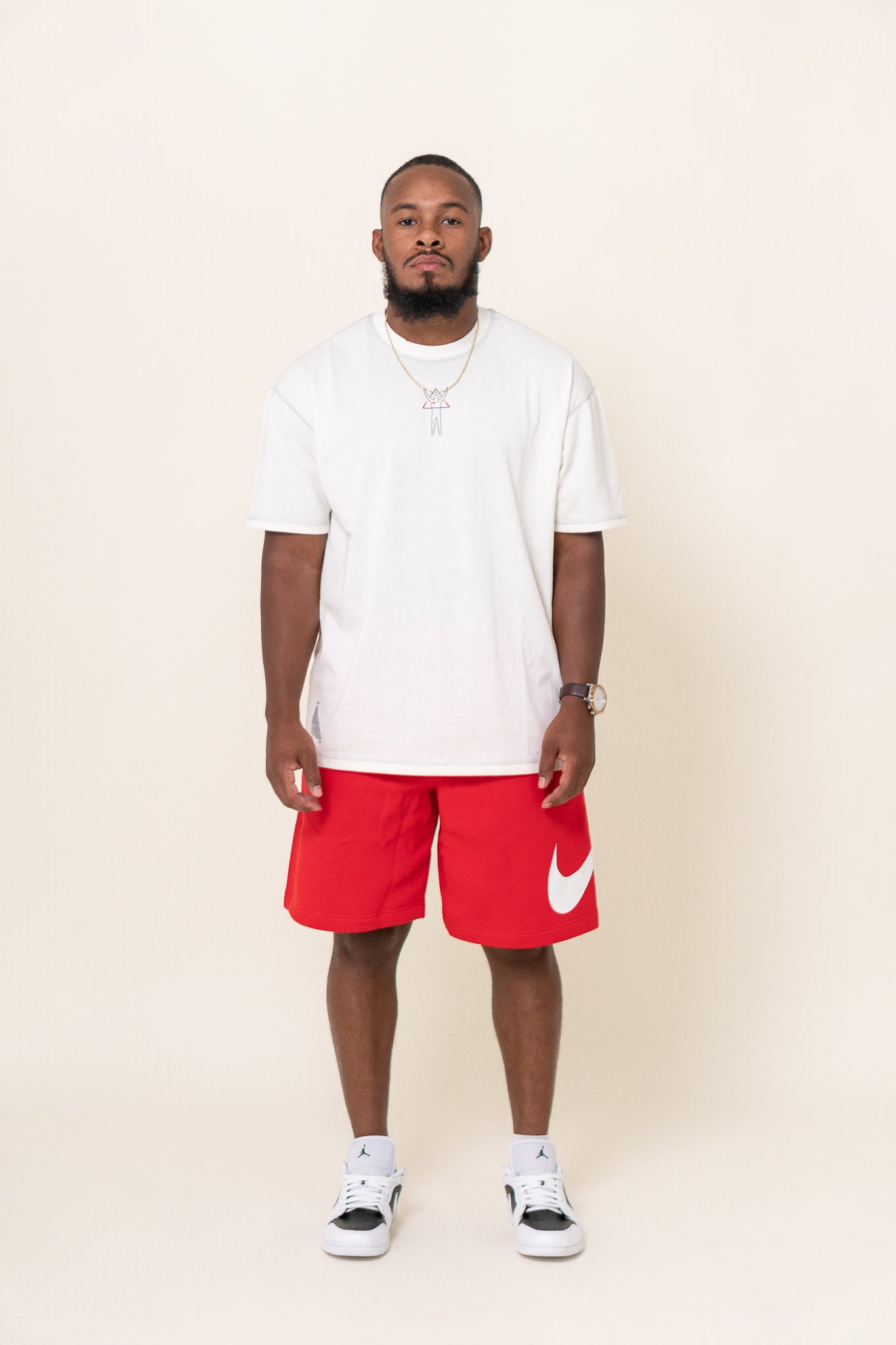 Nike Sportswear Club Fleece Short 'University Red/White|BV2721-658