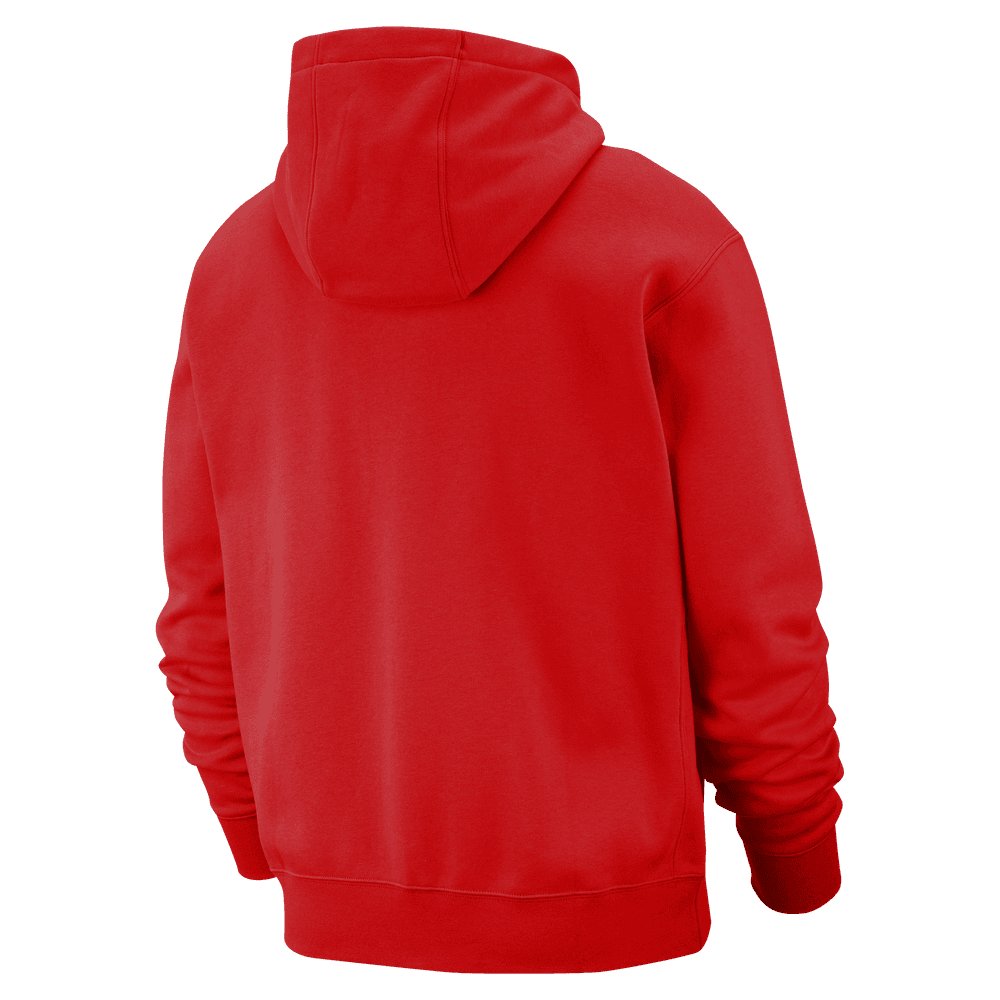 red nike zip up mens