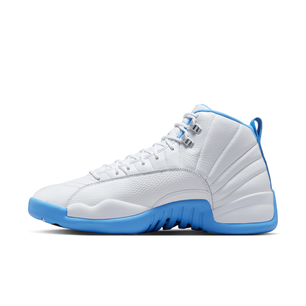 Air Jordan 12 Retro 'WHT/University BLU-Metallic Silver|CT8013-112
