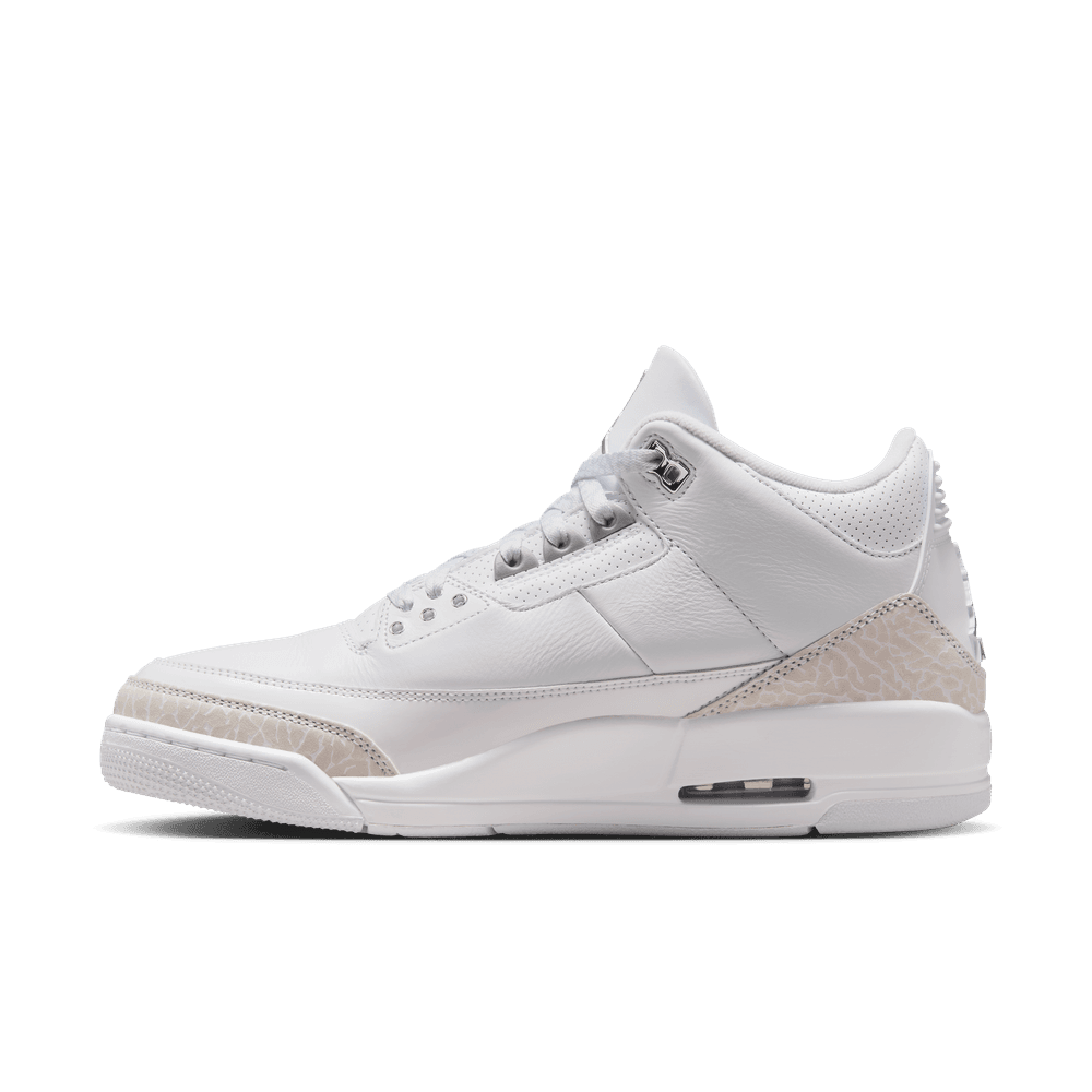 Air Jordan 3 Retro 'White/Metallic Silver-White|CT8532-111|Top Fashion