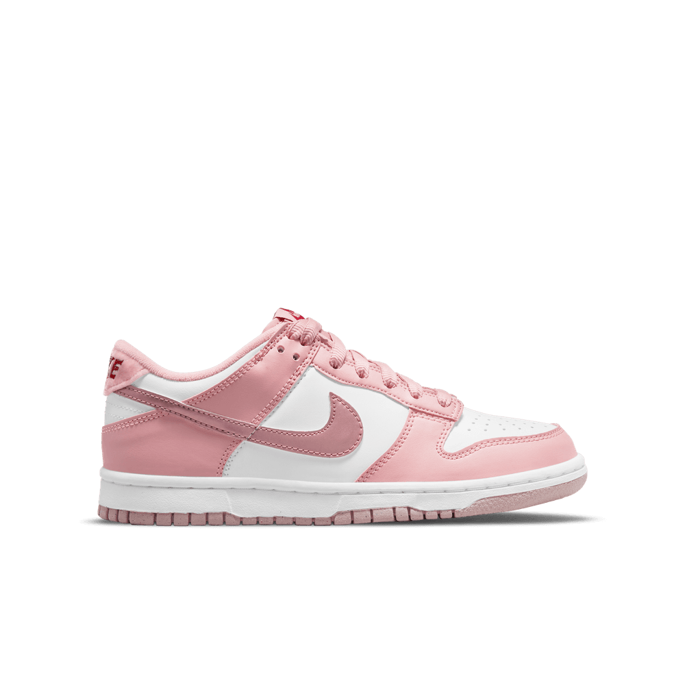 GS Nike Dunk Low 'Pink Glaze/Pink Glaze-Wht-Pomegranate|DO6485-600