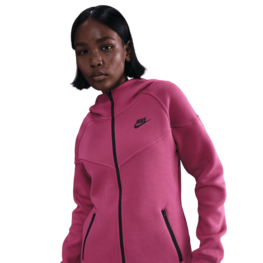 NIKEテックフリースピンク Wmns Nike SPW Tech FLC Wind RNR FZ HOD 'Sweet Beet/BLK|FB8338-634