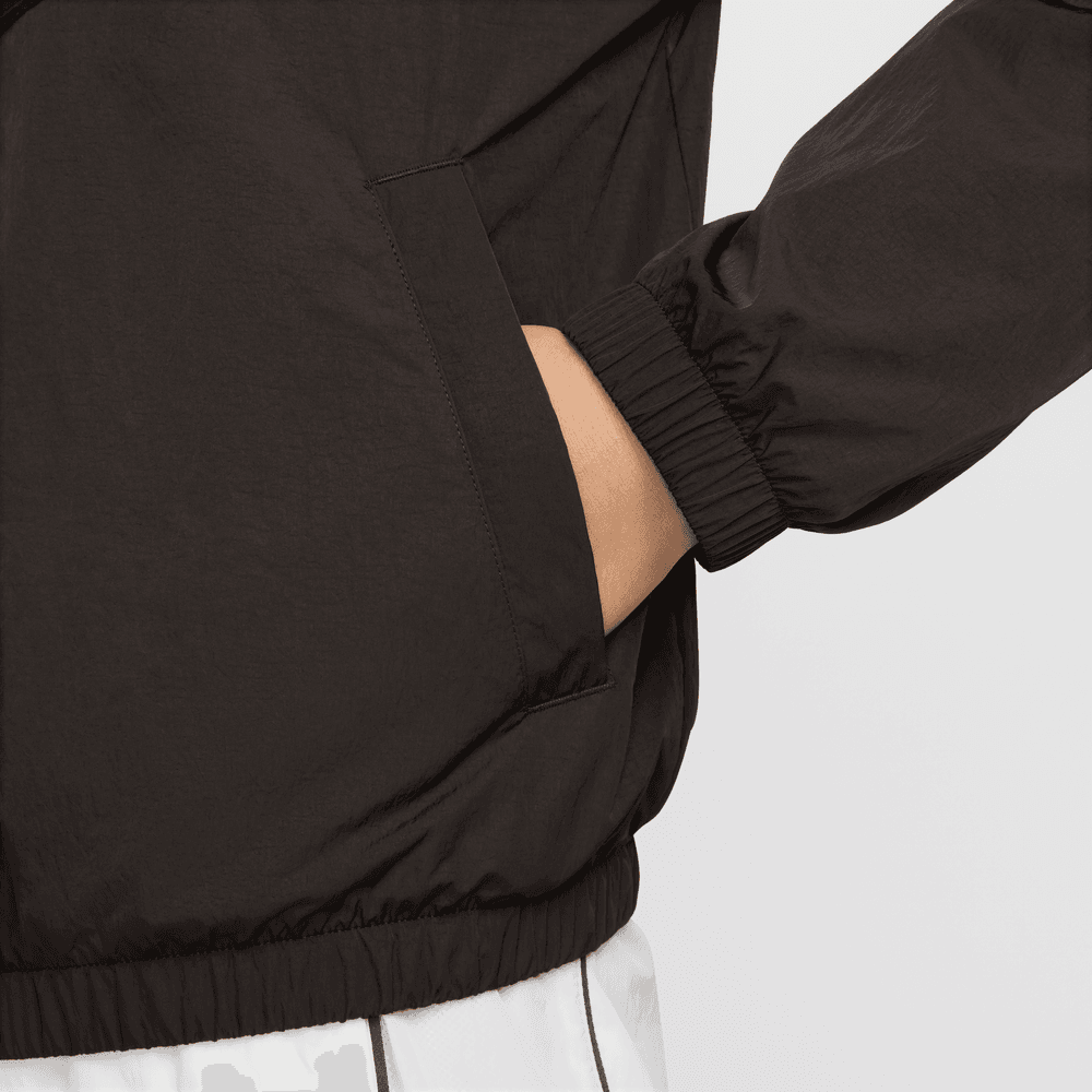 Wmns Nike WDN Woven FZ Jacket 'Velvet Brown/Black/White|FV6304-220