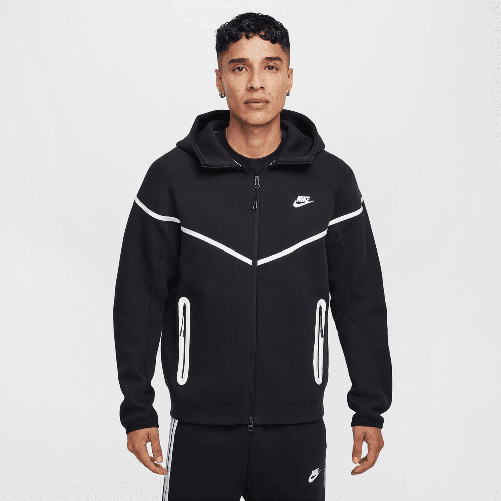 NIKE TECフリース ブラック美品 Nike Tech Windrunner Fleece Full-Zip Jacket 'Black/Bemis Silver