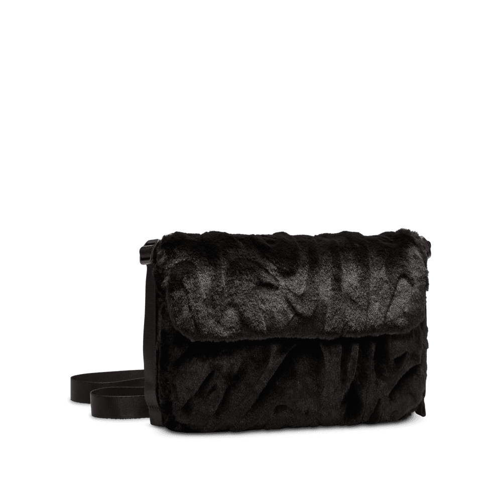 Wmns Nike SPW Futura 365 Faux Fur Crossbody Bag 'Black|FZ1326-010