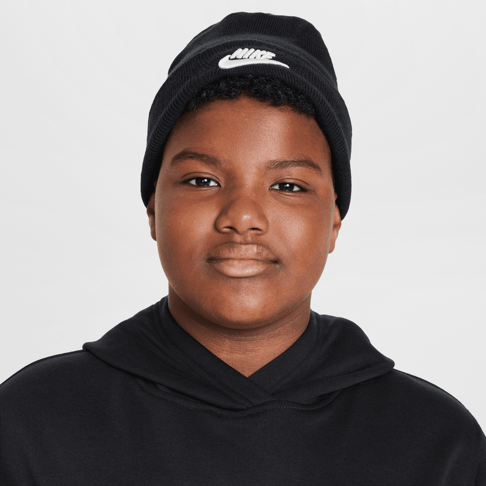 Kids Nike Peak Beanie 'Black/White|HF5498-010|Top Fashion