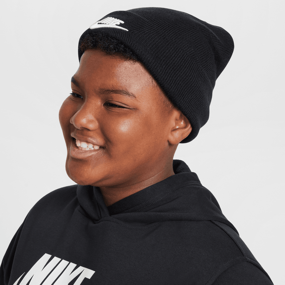 Kids Nike Peak Beanie 'Black/White|HF5498-010|Top Fashion