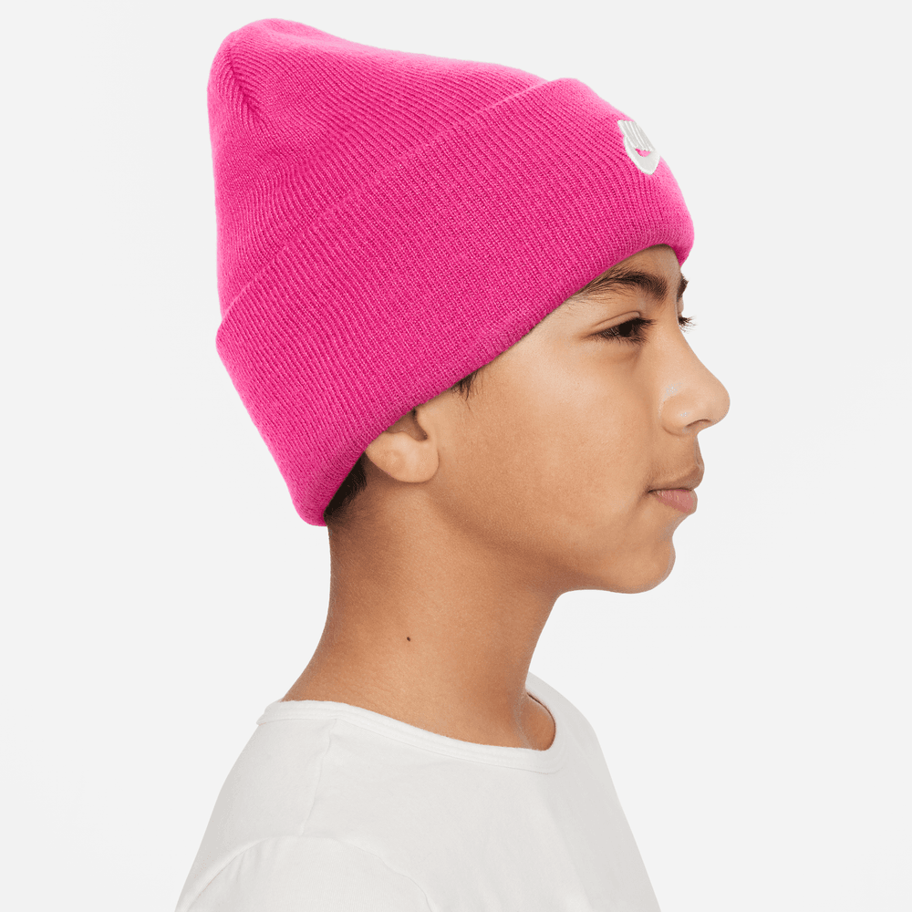 Kids Nike Peak Beanie 'Hyper Pink/White|HF5498-645|Top Fashion