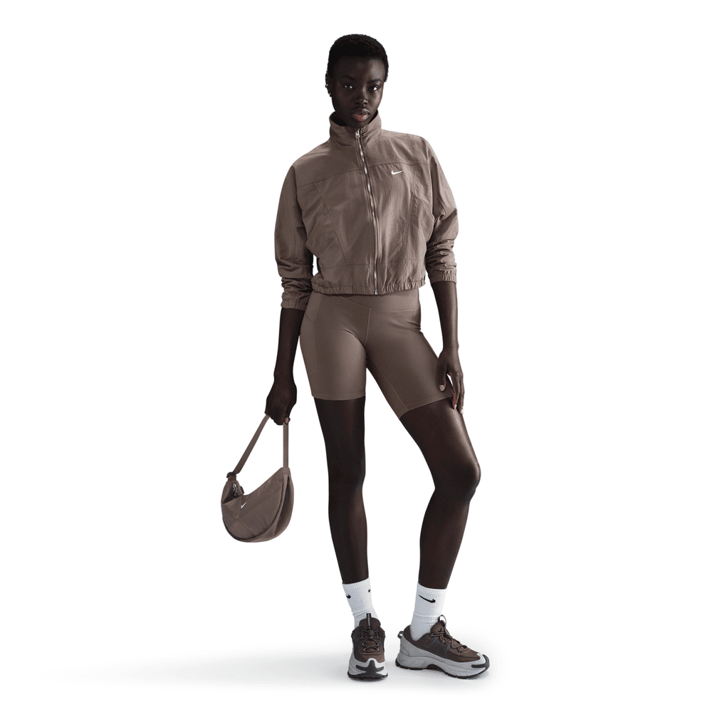 Wmns Nike SPW Everything Wovens Jacket 'Mink Brown/White|HJ0999