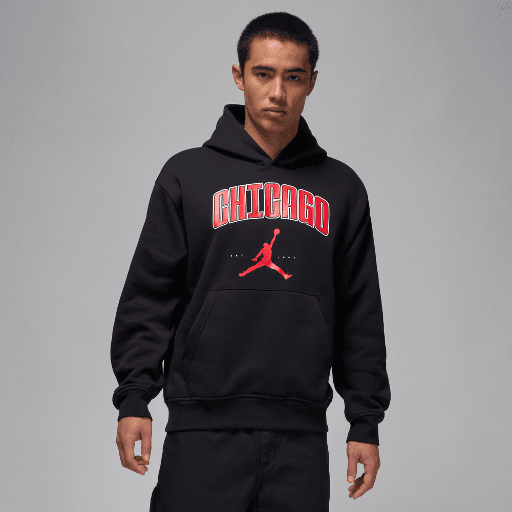 AIR JORDAN CHICAGO ブラック パーカー Air Jordan Chicago Fleece Hoodie 'Black|HQ0418-010|Top Fashion