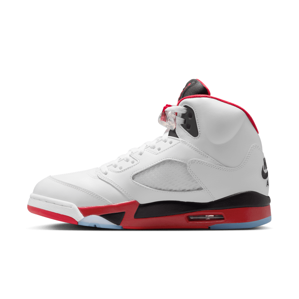 Air Jordan 5 ホワイト/レッド スニーカー Air Jordan 5 Retro 'White/Fire Red-Black|HQ7978-101|Top Fashion