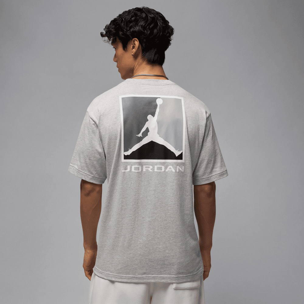 Air Jordan Brooklyn Tee FA25 'Grey Heather|HQ8942-050|Top Fashion