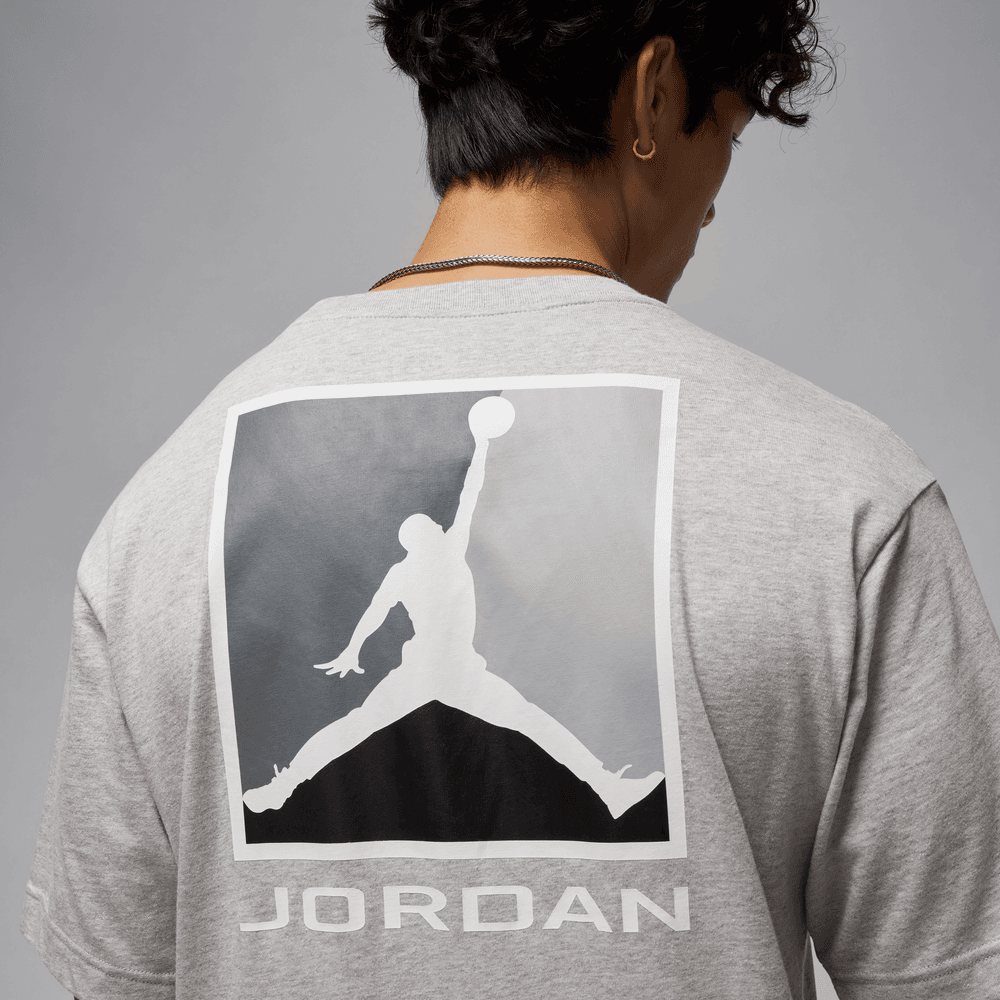 Air Jordan Brooklyn Tee FA25 'Grey Heather|HQ8942-050|Top Fashion