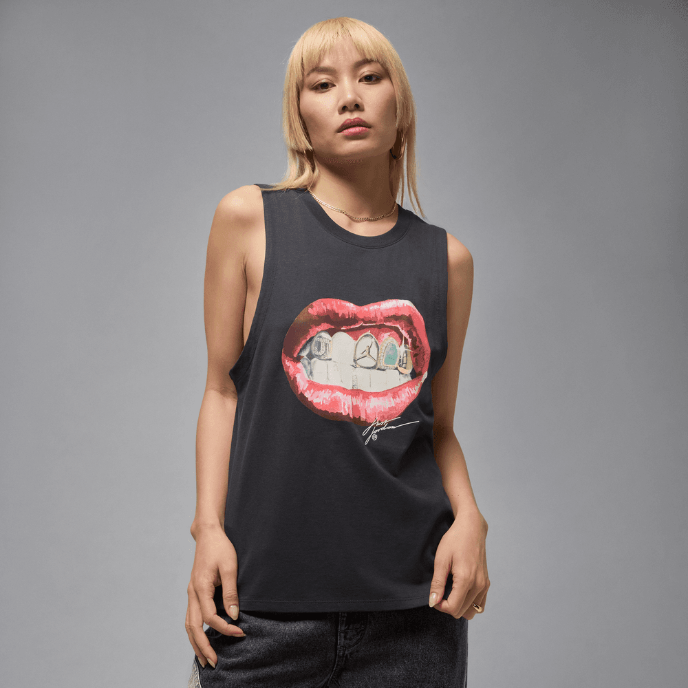 Wmns Air Jordan Flight Sleeveless Graphic Tee FA25