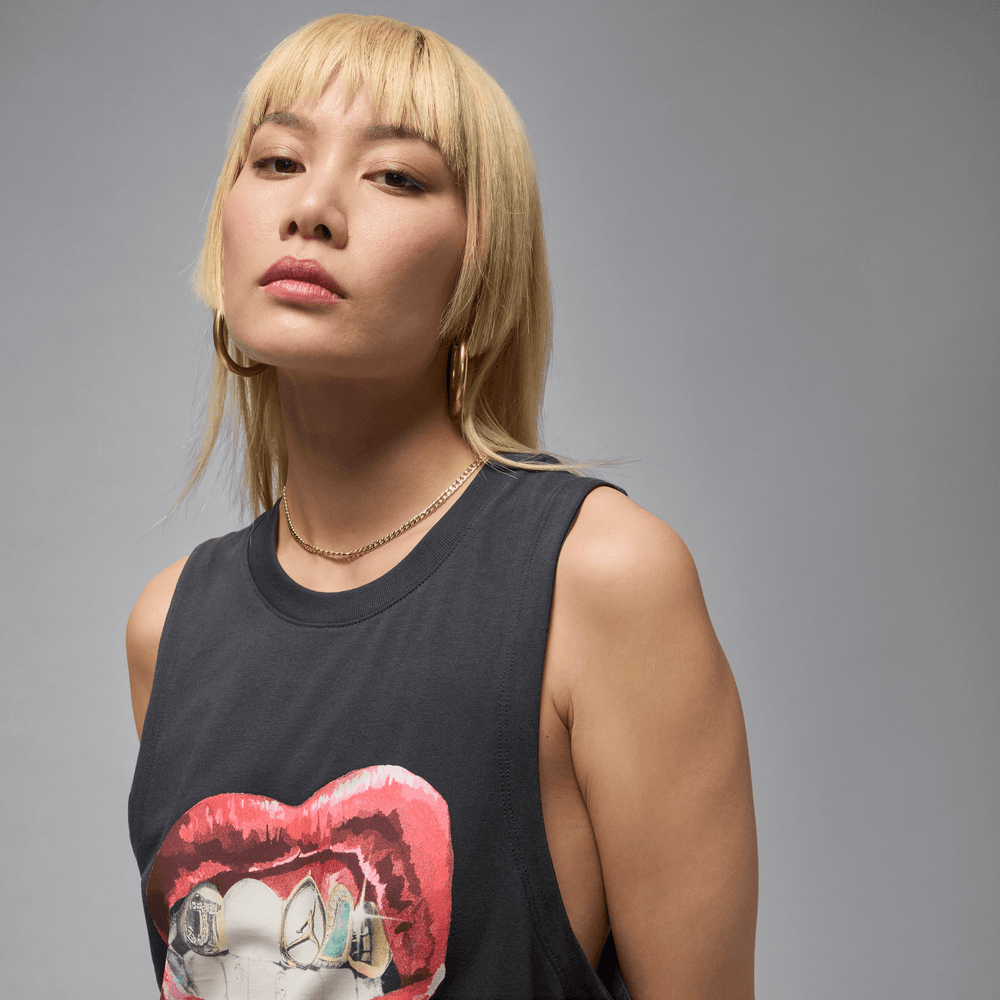 Wmns Air Jordan Flight Sleeveless Graphic Tee FA25