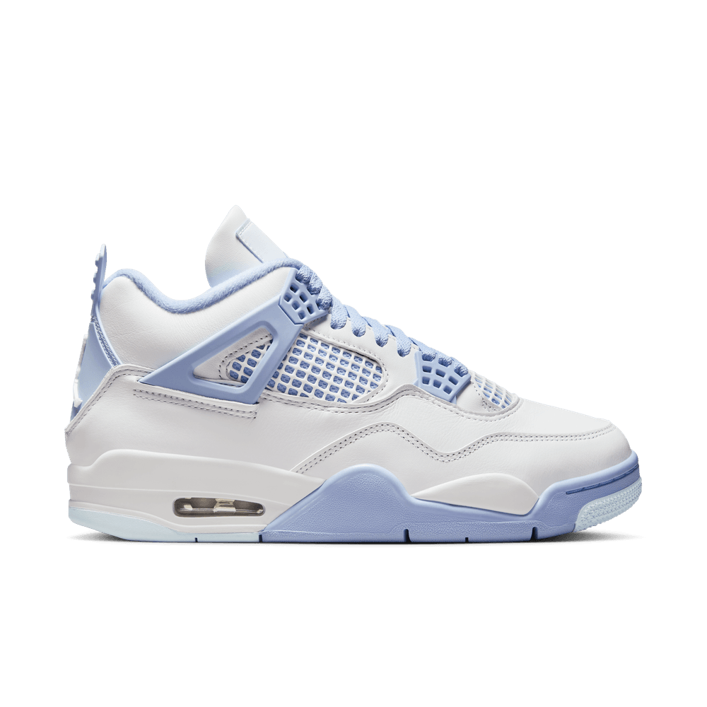 Wmns Air Jordan 4 Retro 'WHT/ALM-Blue Tint-Oil Green|HV0823-100|TF
