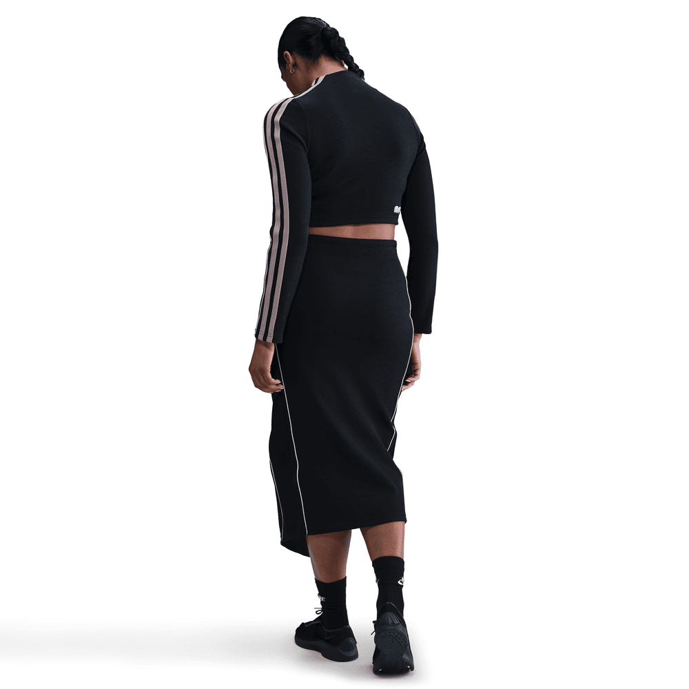 Wmns Nike Sportswear Full-Zip Top 'Black/Silt Red/Malt|HV2084-010