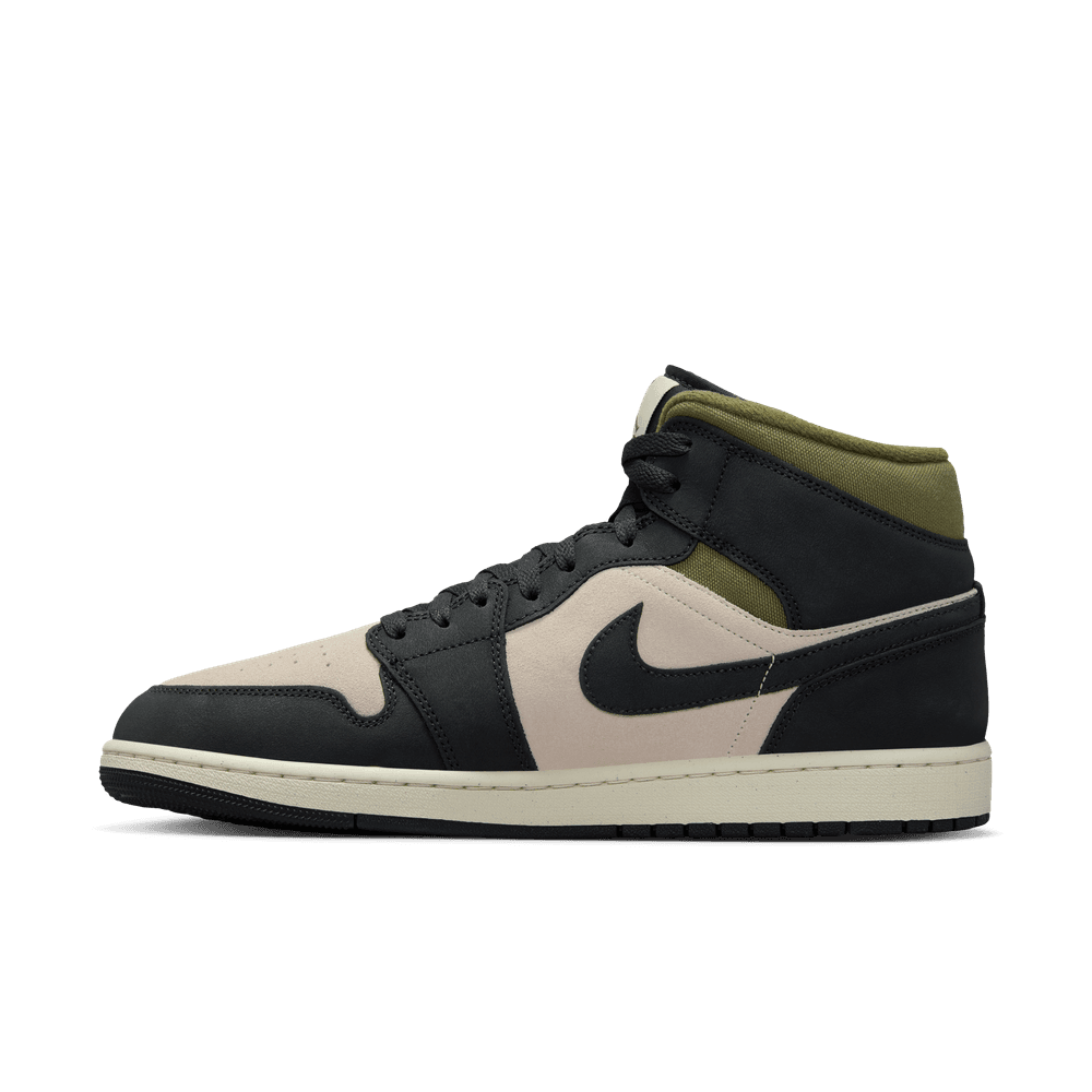 Air Jordan 1 Mid SE 'LGT ORW BRN/Off Noir-MED Olive|HV4091-102|TF