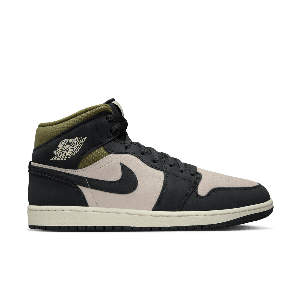 Air Jordan 1 Mid SE 'LGT ORW BRN/Off Noir-MED Olive|HV4091-102|TF