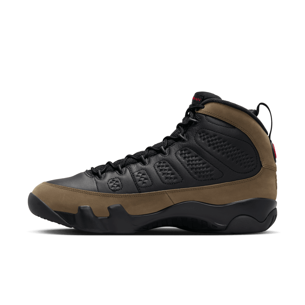 Air Jordan 9 Retro 'Black/True Red-Light Olive|HV4794-030|Top Fashion