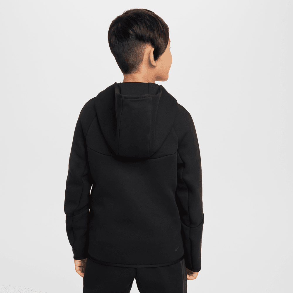 りょうNIKEテックフリース XS〜S キッズサイズ ブラック NIKE☆テック フリース ジュニア 反射テーピング付き 大人もOK! (Nike