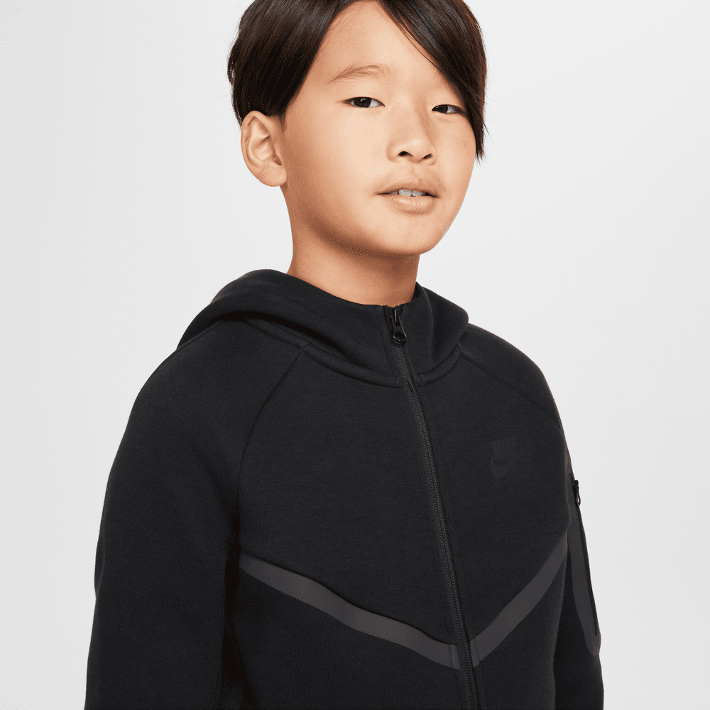 Big Kids Nike Sportswear Tech Fleece Full-Zip Hoodie