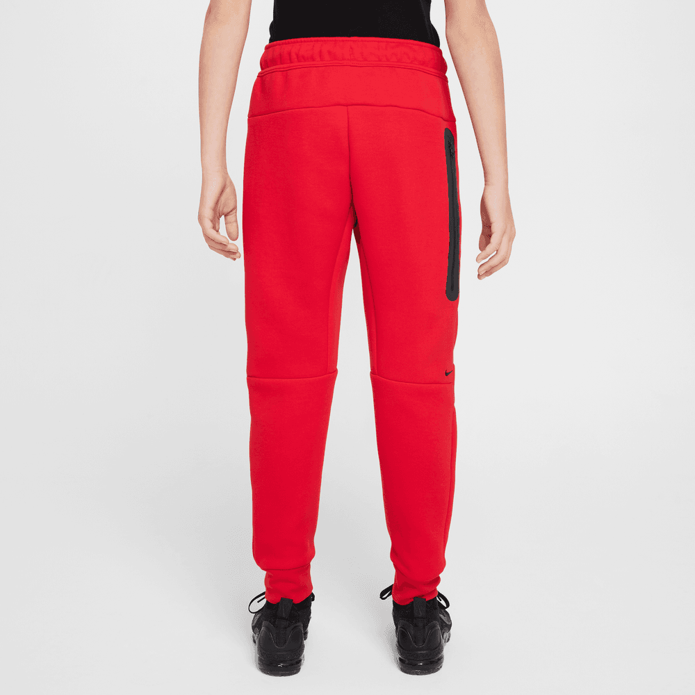 nike foundation fleece joggers red