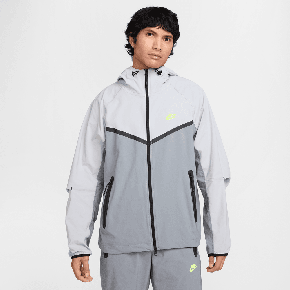 Nike グレー ウィンドブレーカー PARIS Nike Tech Woven F/Z Windrunner JACT 'Cool Grey/WLFGrey|HV6514-065