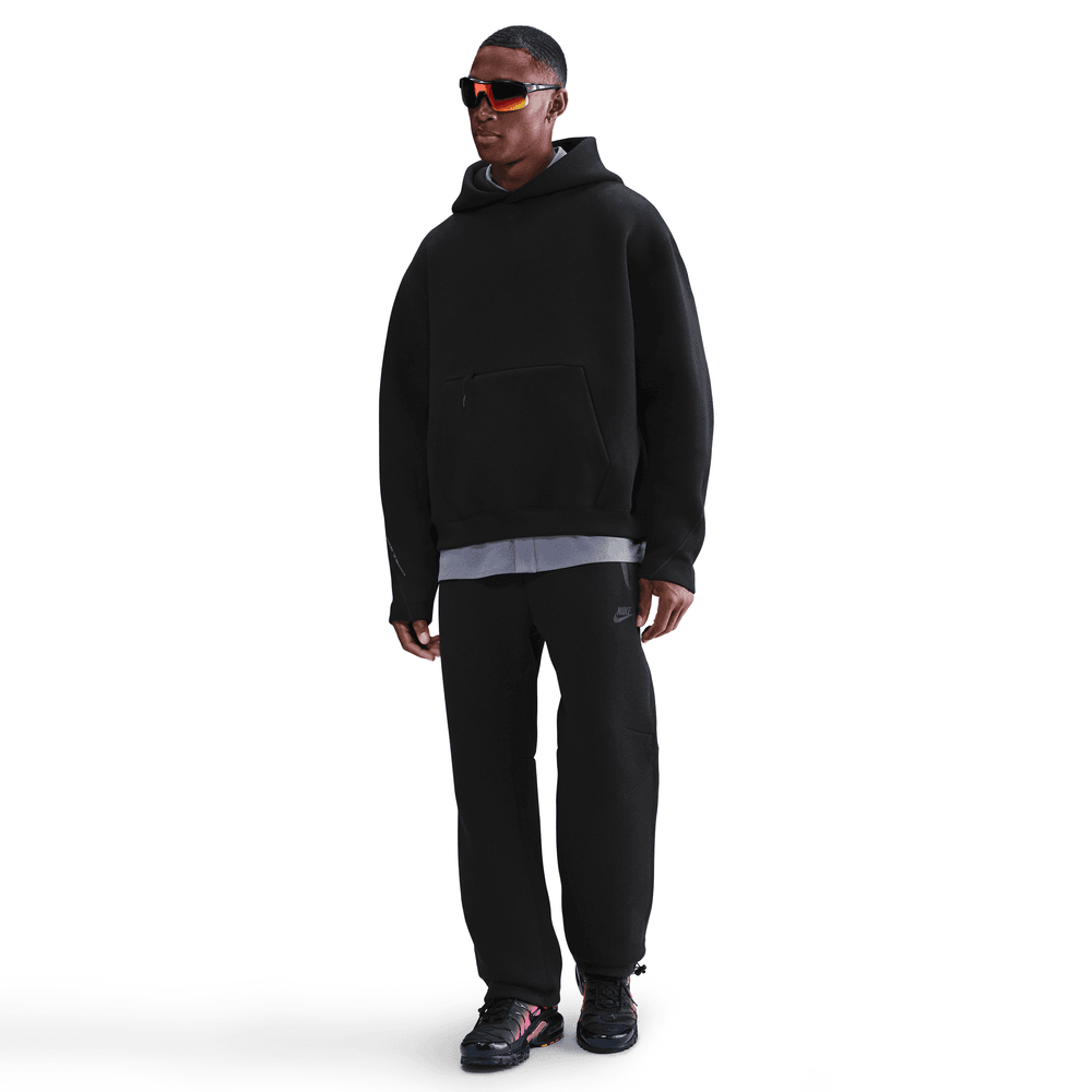 Nike Tech Fleece Oversized Hoodie 'Black/Black|HV6535-010|Top Fashion