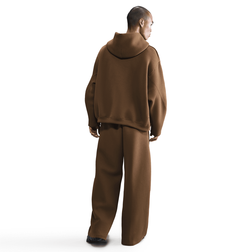 Nike Tech Fleece Oversized Hoodie 'Mosswood Brown/Black|HV6535-235