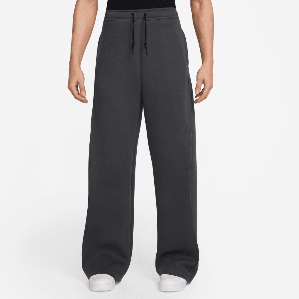 Nike Tech Fleece Loose-Fit Open Hem Pant 'Anthracite/BLK|HV6541 Nike Tech Fleece Loose-Fit Open Hem Pant 'Anthracite/BLK|HV6541