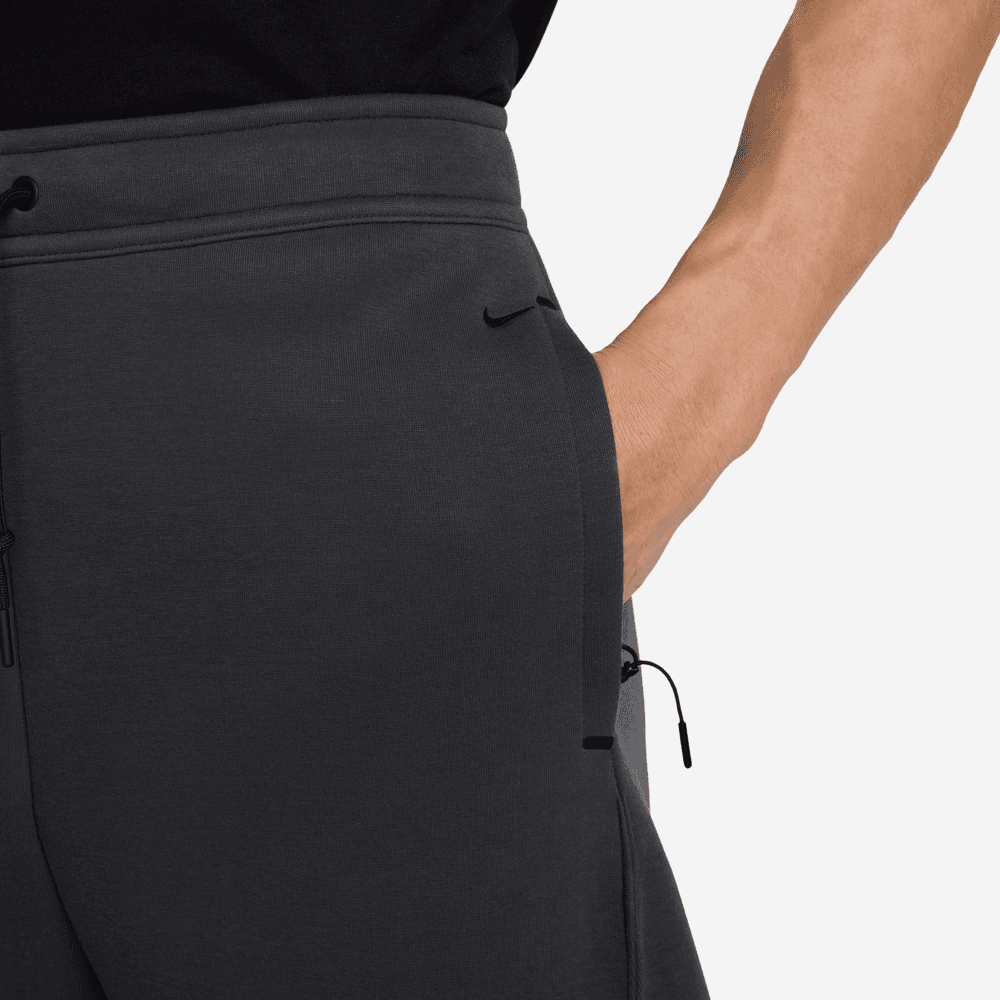 Nike Tech Fleece Loose-Fit Open Hem Pant 'Anthracite/BLK|HV6541 Nike Tech Fleece Loose-Fit Open Hem Pant 'Anthracite/BLK|HV6541
