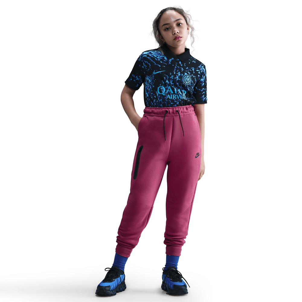 Girls Nike SPW Tech FLC Jogger 'Sweet Beet/Black/Black|HV8698-634