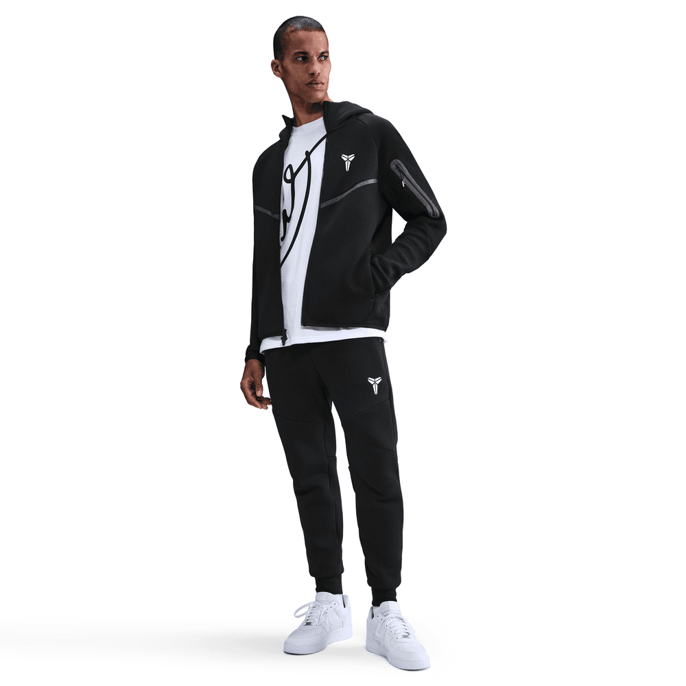 Nike Kobe Tech Fleece FZ Windrunner Jacket 'Black/White
