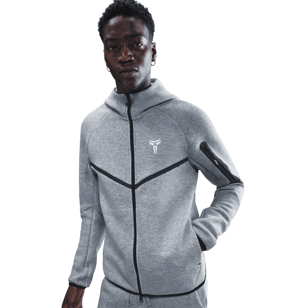 Nike Kobe Tech FLC FZ Windrunner Jacket 'Dk Grey HTH/WHT|IB2713 Nike Kobe Tech FLC FZ Windrunner Jacket 'Dk Grey HTH/WHT|IB2713