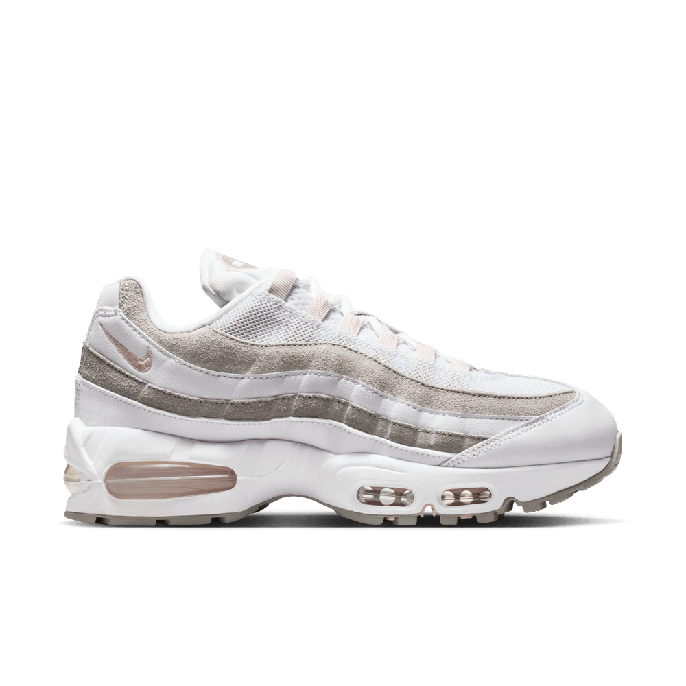Wmns Nike Air Max 95 'WHT/Silt Red-Light CHR-Pearl Grey|IB6396-102