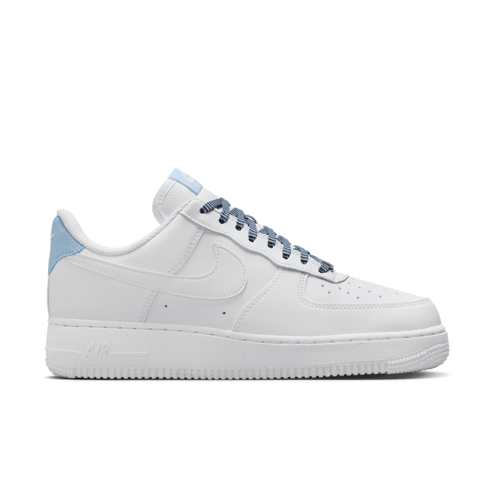 Nike Air Force 1 '07 'White/White-Light Armory Blue-WHT|IB7167-101 Nike Air Force 1 '07 'White/White-Light Armory Blue-WHT|IB7167-101