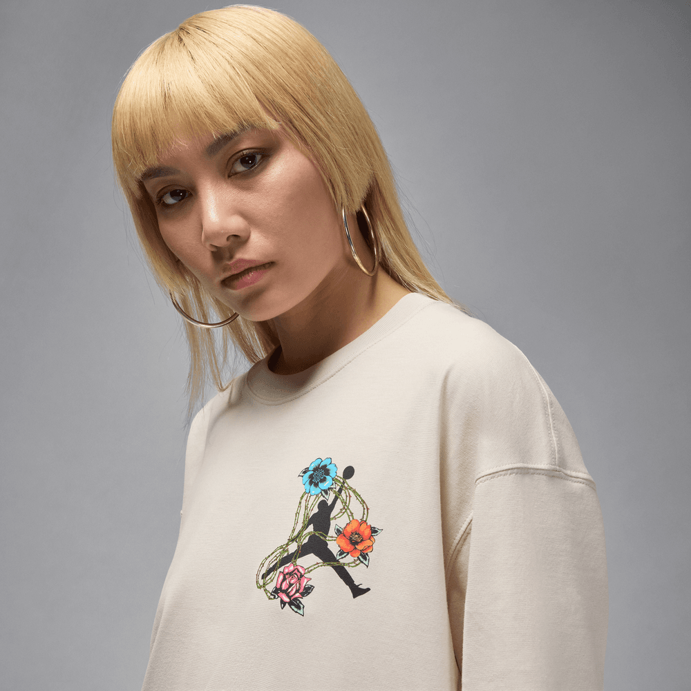 Wmns Air Jordan Flight Oversized Graphic Tee FA25