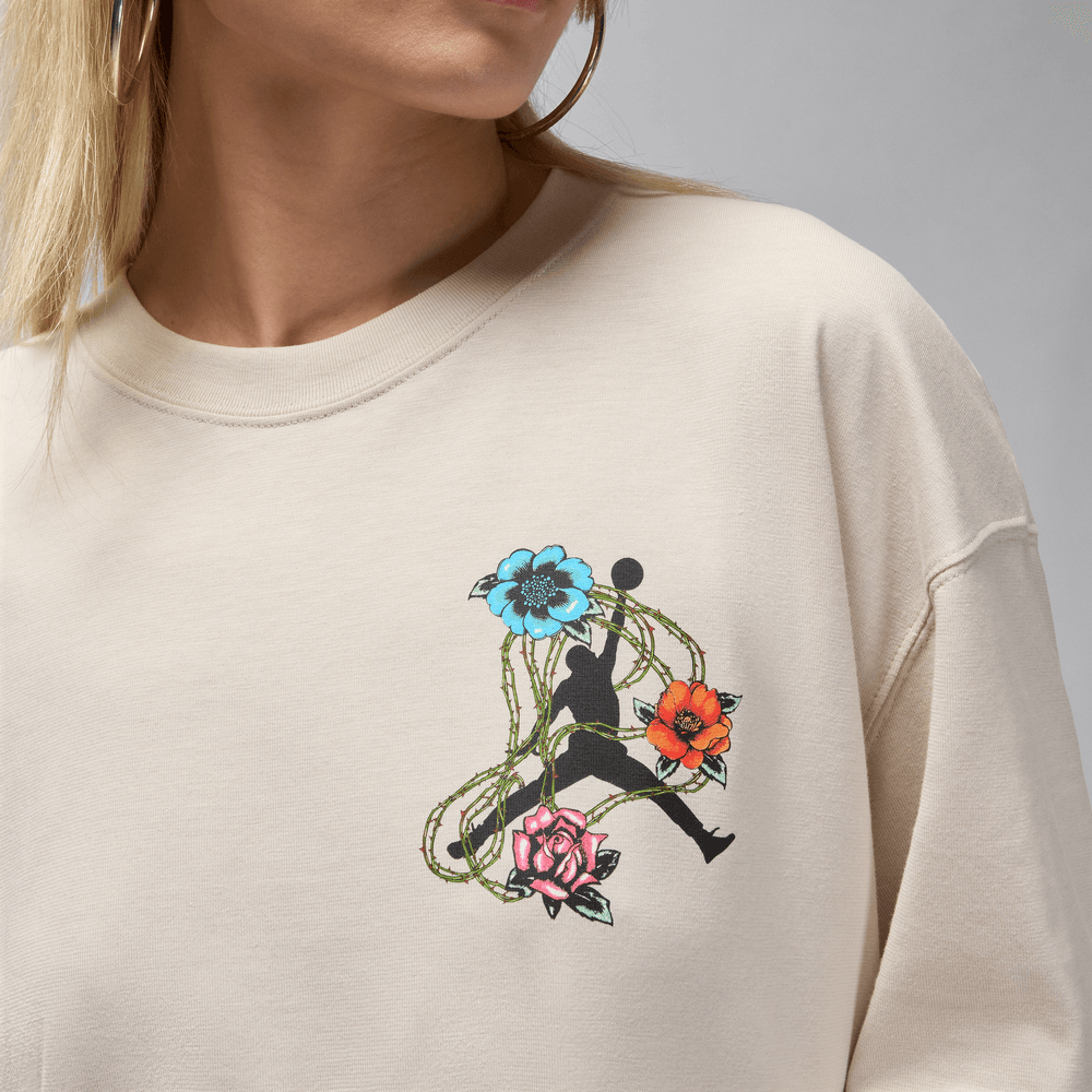 Wmns Air Jordan Flight Oversized Graphic Tee FA25