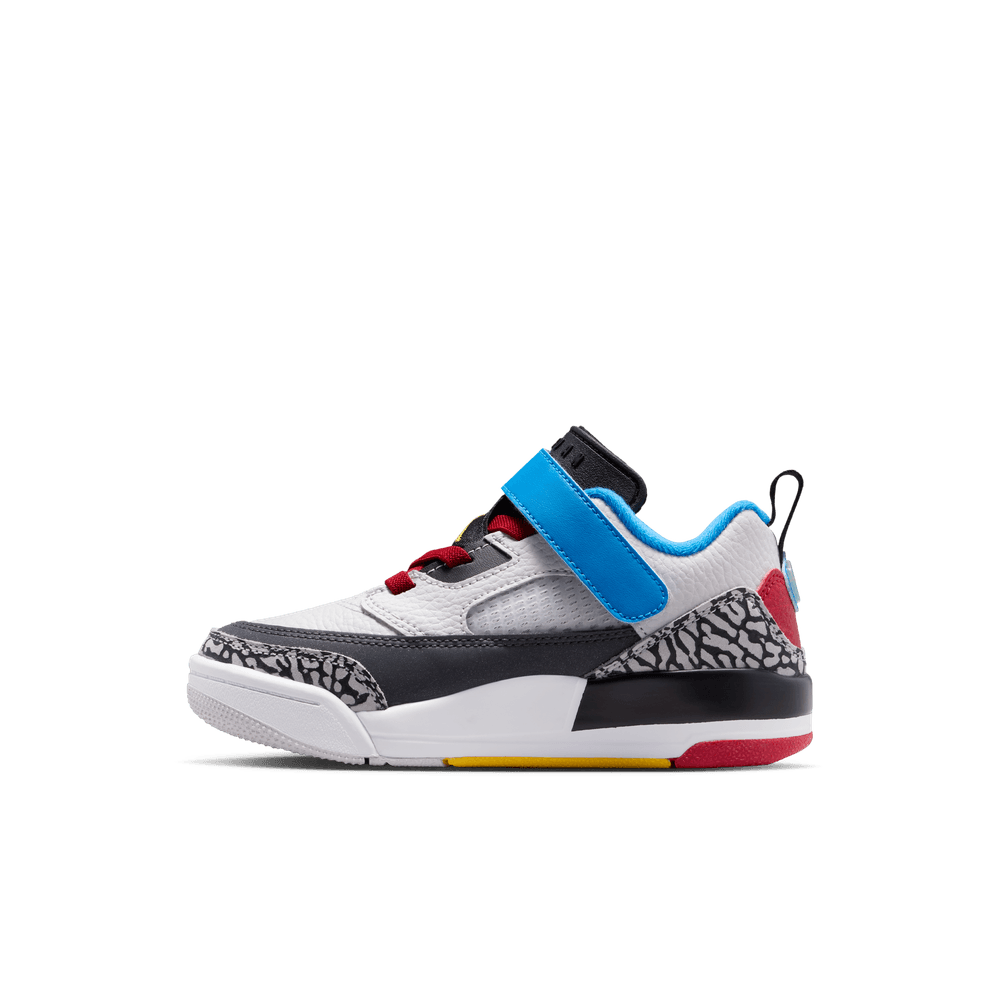 PS Air Jordan Spizike Low SE 'NEU Grey/VAR Maize-Surf BLU' – Top