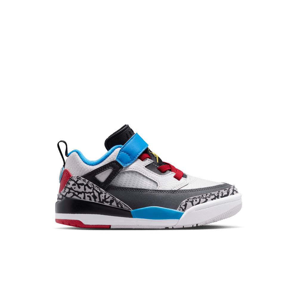 PS Air Jordan Spizike Low SE 'NEU Grey/VAR Maize-Surf BLU' – Top