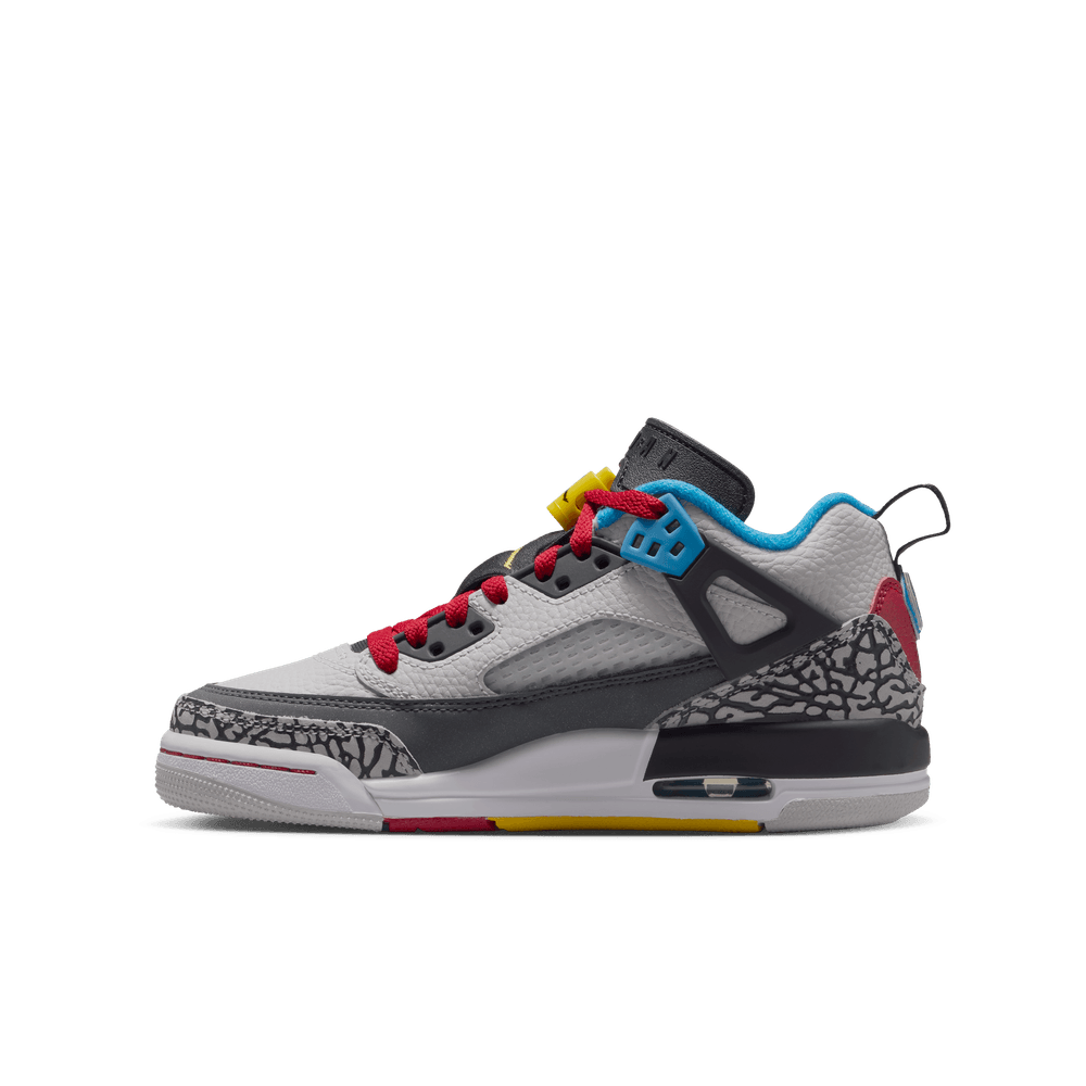 jordan spizike yellow and grey